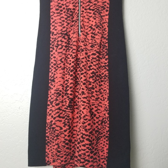 Kenneth Cole NY Black Animal Print Dress 2 - Picture 7 of 7